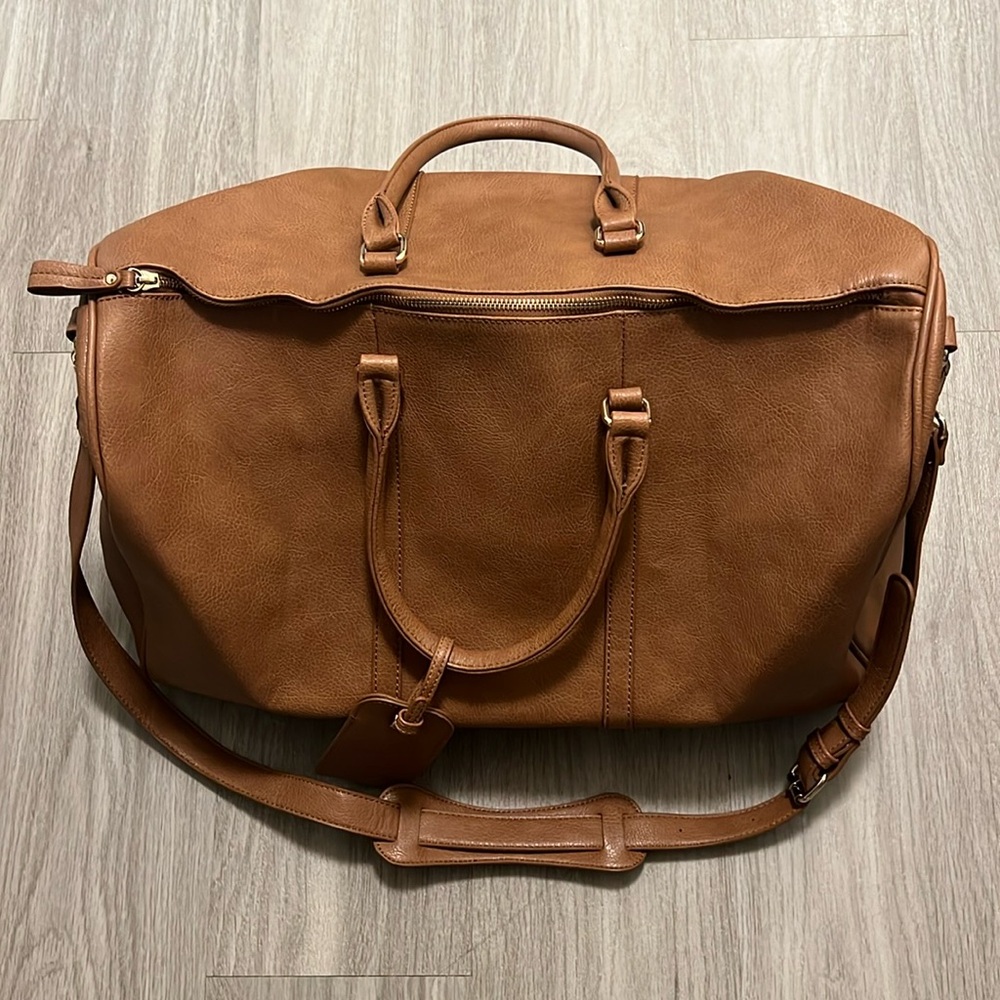 SOLE SOCIETY COGNAC BAG